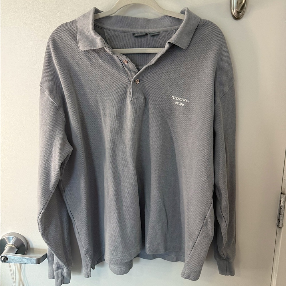 Vintage Volvo Quarter Button Shirt